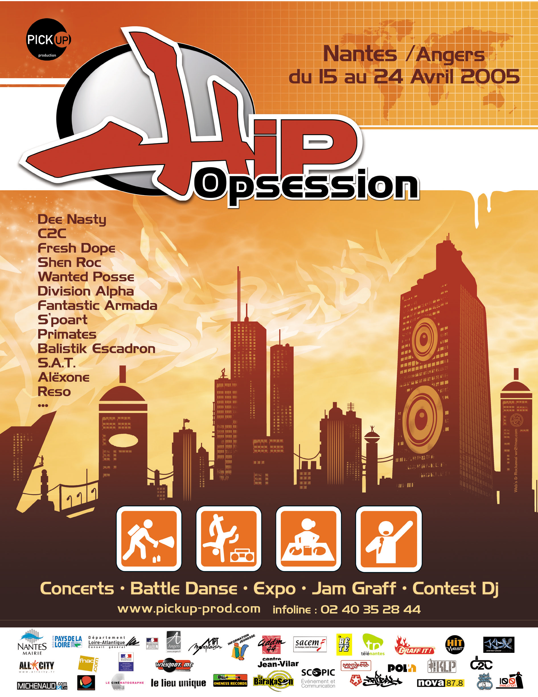 Affiche Hip Opsession 2005