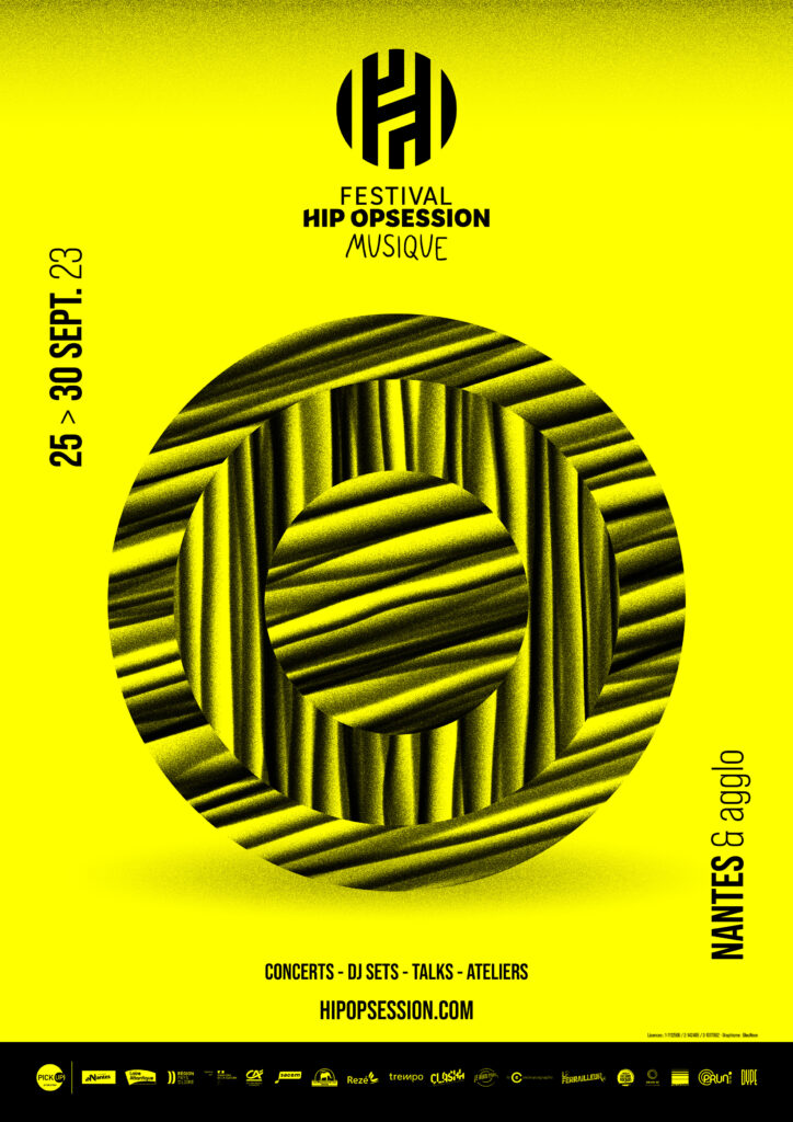 Affiche de l'édition Hip Opsession Musique 2023